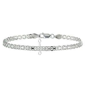 Sterling Silver Bismark Design Anklet (Brand New)